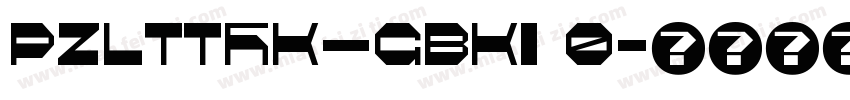 PZLTTHK—GBKI 0字体转换